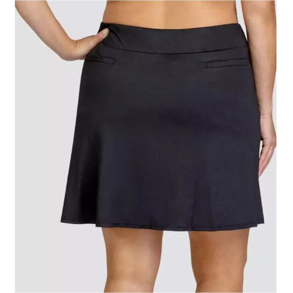 Tail Women's ONYX Black Flounce Pull- On Tennis Skort Size S - Picture 2 of 9